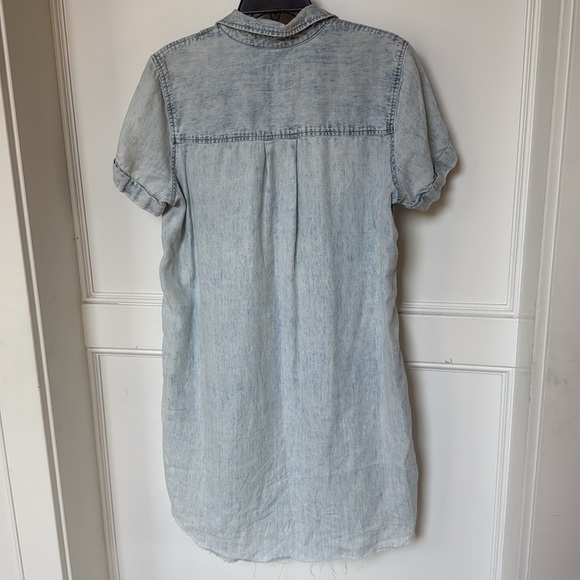 Rails Valerie Dress Light Vintage Denim Tencel Mini Dress Size Small - Picture 9 of 14